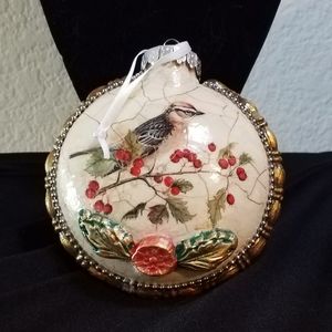 HANDMADE Christmas Tree Ornament Large 5 In